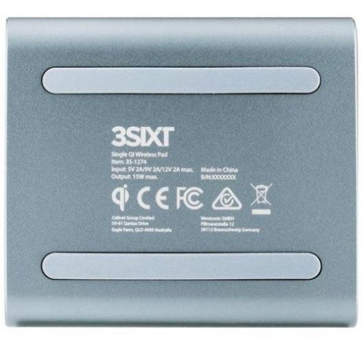 Refurbished 3sixT Qi Wireless Aluminium Charging Pad 15W - Reebelo Nederland