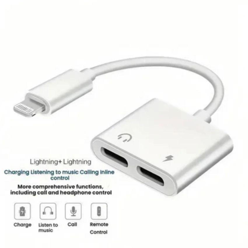 Refurbished 9eight5 Double Lightning Y Cable Adapter JH006 - Reebelo Nederland