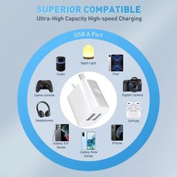 Refurbished 9eight5 Dual USB Power Adapter Wall Plug (NZ / AUS) - Reebelo Nederland