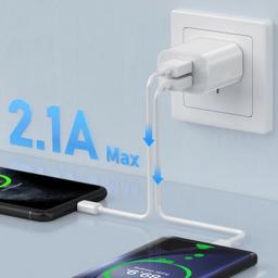 Refurbished 9eight5 Dual USB Power Adapter Wall Plug (NZ / AUS) - Reebelo Nederland