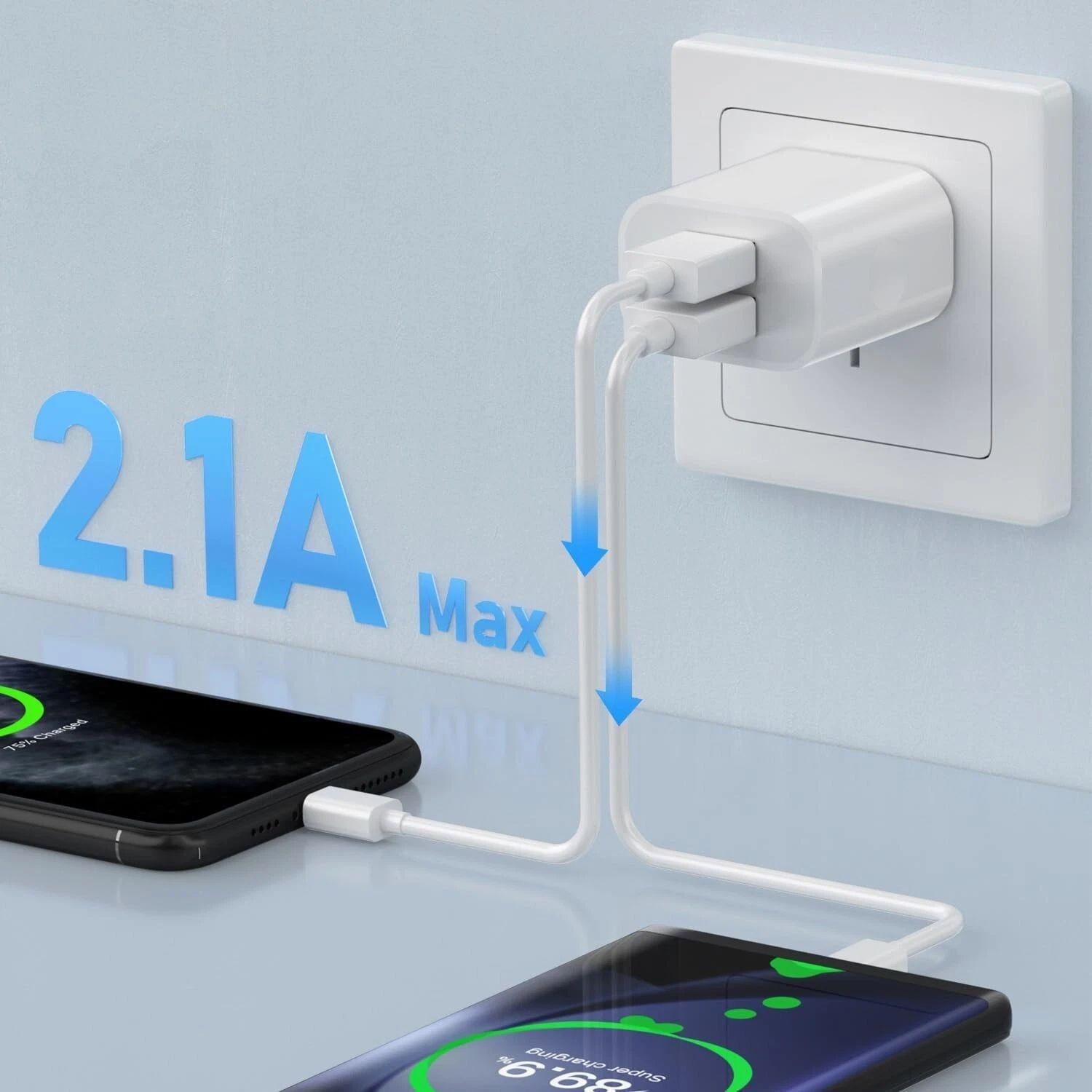 Refurbished 9eight5 Dual USB Power Adapter Wall Plug (NZ / AUS) - Reebelo Nederland