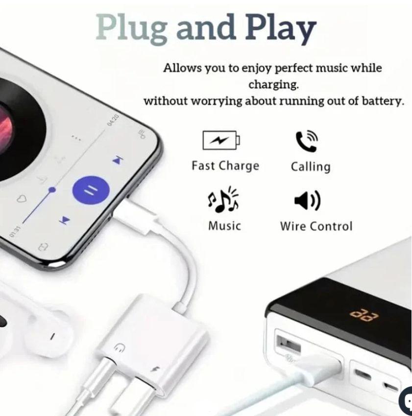 Refurbished 9eight5 Lightning Audio & Charge Adapter MH030 - Reebelo Nederland