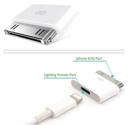 Refurbished 9eight5 Lightning to 30 Pin Adapter - Reebelo Nederland
