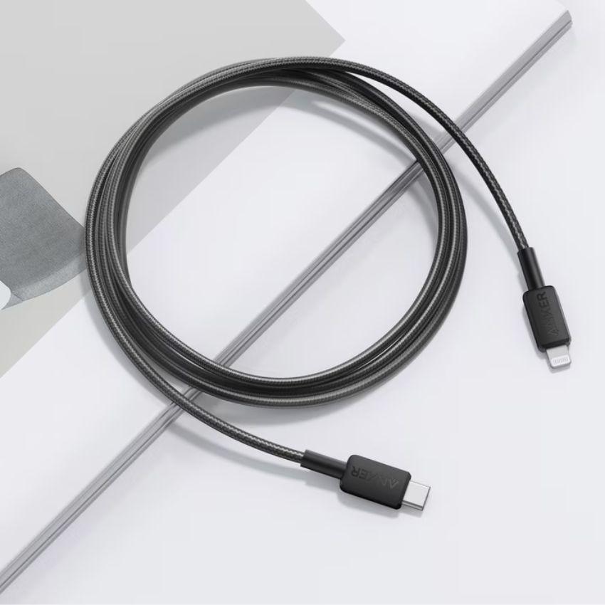 Refurbished Anker 322 USB-C to Lightning Charging Cable (2 pieces a pack) - Reebelo Nederland