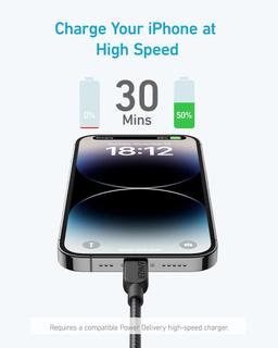 Refurbished Anker 322 USB-C to Lightning Charging Cable (2 pieces a pack) - Reebelo Nederland