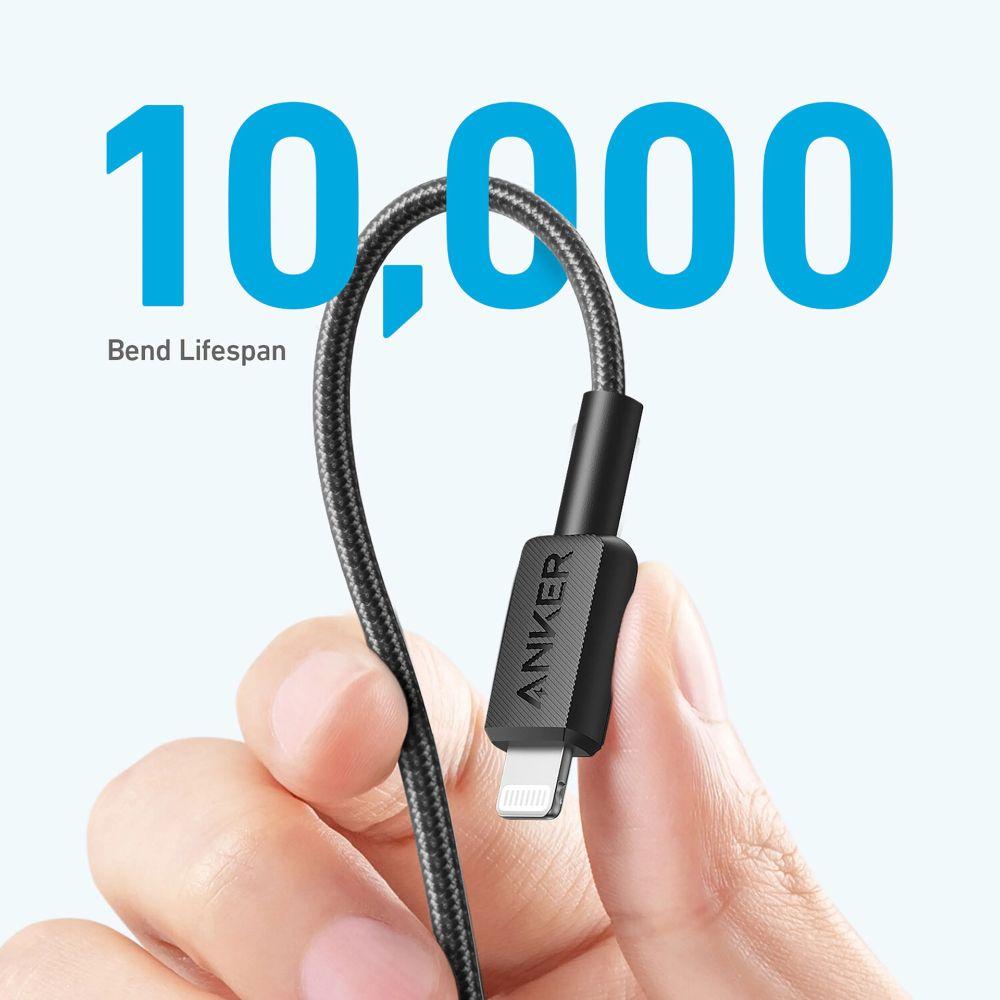 Refurbished Anker 322 USB-C to Lightning Charging Cable (2 pieces a pack) - Reebelo Nederland