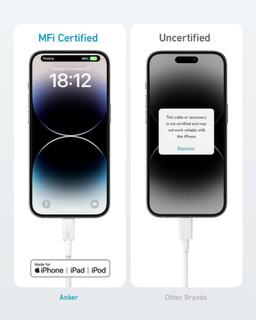 Refurbished Anker 322 USB-C to Lightning Charging Cable (2 pieces a pack) - Reebelo Nederland
