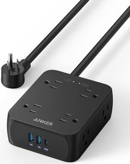 Refurbished Anker 341 USB Power Strip 5ft | A9183 - Reebelo Nederland
