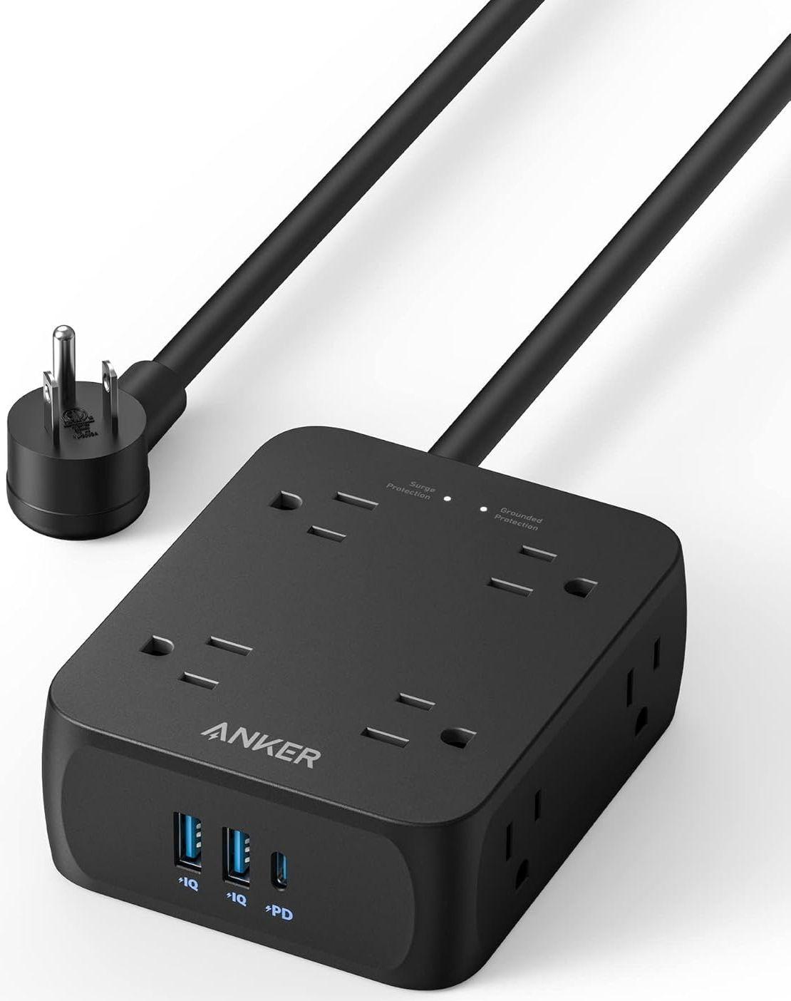 Refurbished Anker 341 USB Power Strip 5ft | A9183 - Reebelo Nederland
