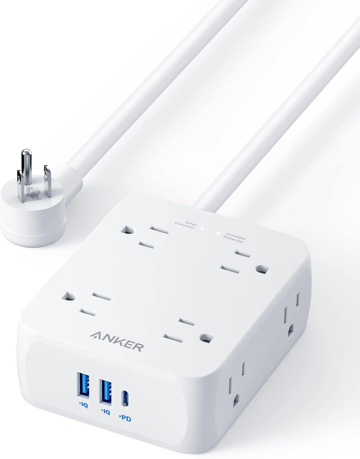 Refurbished Anker 341 USB Power Strip 5ft | A9183 - Reebelo Nederland