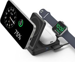 Refurbished Anker MagGo 3-in-1 Wireless Charging Station - Reebelo Nederland
