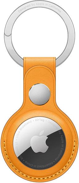 Refurbished Apple Leather Key Ring Case For AirTag - Reebelo Nederland