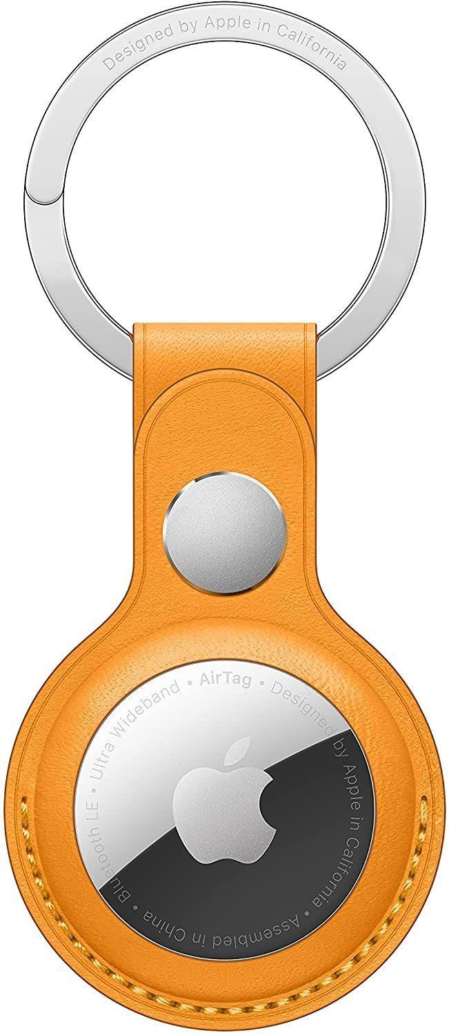 Refurbished Apple Leather Key Ring Case For AirTag - Reebelo Nederland