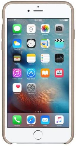 Refurbished Apple Leather Phone Case for iPhone 6 Plus/6s Plus - Reebelo Nederland