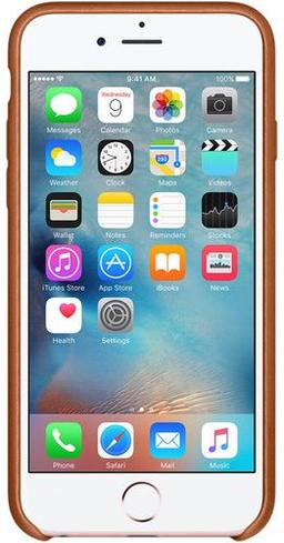 Refurbished Apple Leather Phone Case for iPhone 6 Plus/6s Plus - Reebelo Nederland