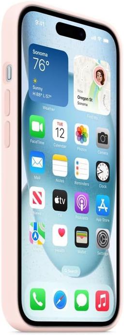 Refurbished Apple Silicone Phone Case with MagSafe for iPhone 15 - Reebelo Nederland