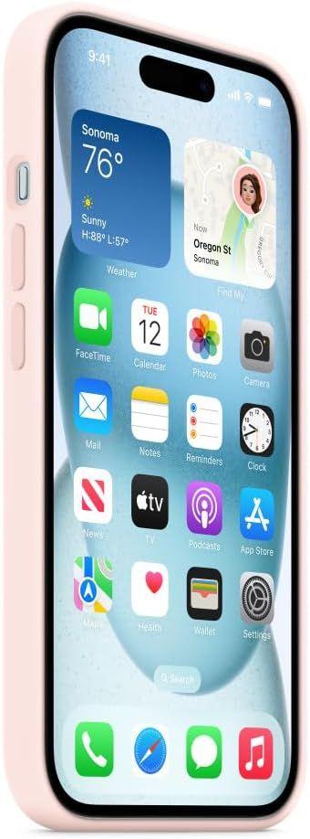 Refurbished Apple Silicone Phone Case with MagSafe for iPhone 15 - Reebelo Nederland