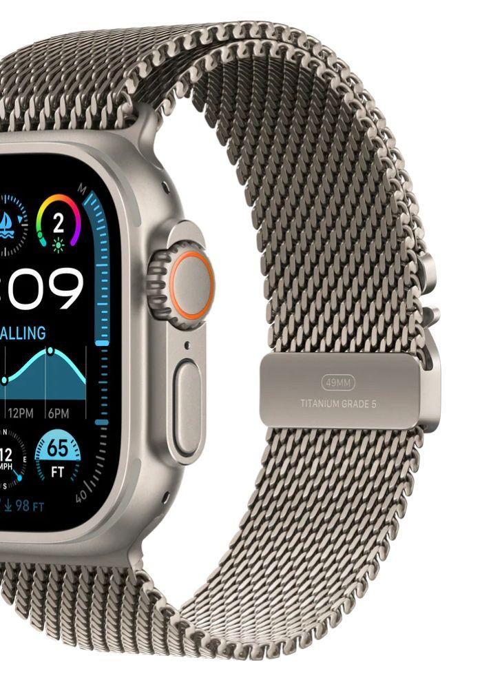 Refurbished Apple Watch Milanese Loop Band (49mm) - Reebelo Nederland