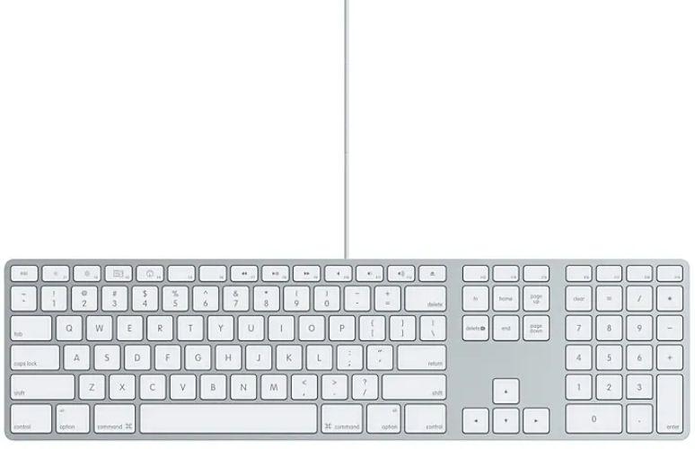 Refurbished Apple Wired Keyboard with Numeric Keypad - Reebelo Nederland