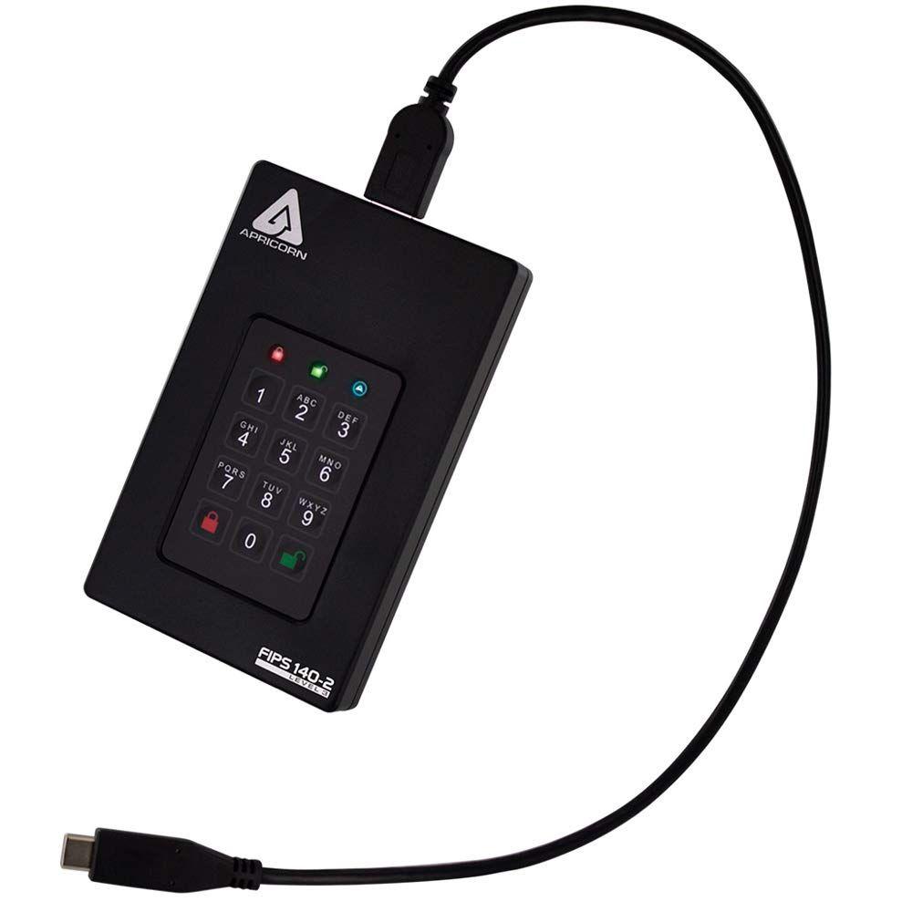 Refurbished Apricorn Aegis Fortress 2TB External Hard Drive - Reebelo Nederland