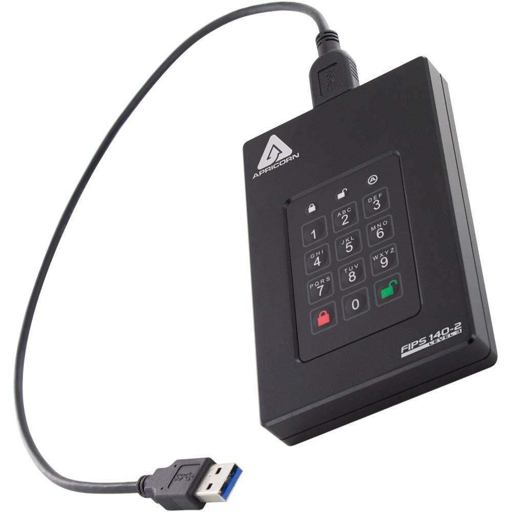 Refurbished Apricorn Aegis Fortress 2TB External Hard Drive - Reebelo Nederland