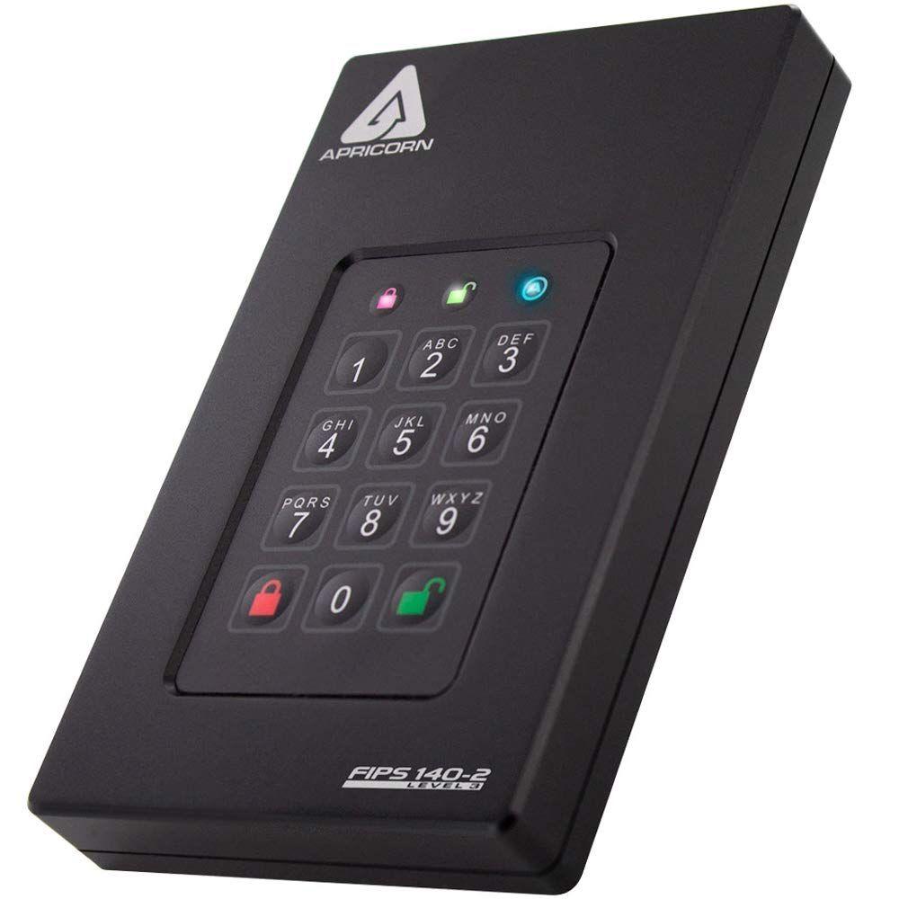 Refurbished Apricorn Aegis Fortress 2TB External Hard Drive - Reebelo Nederland