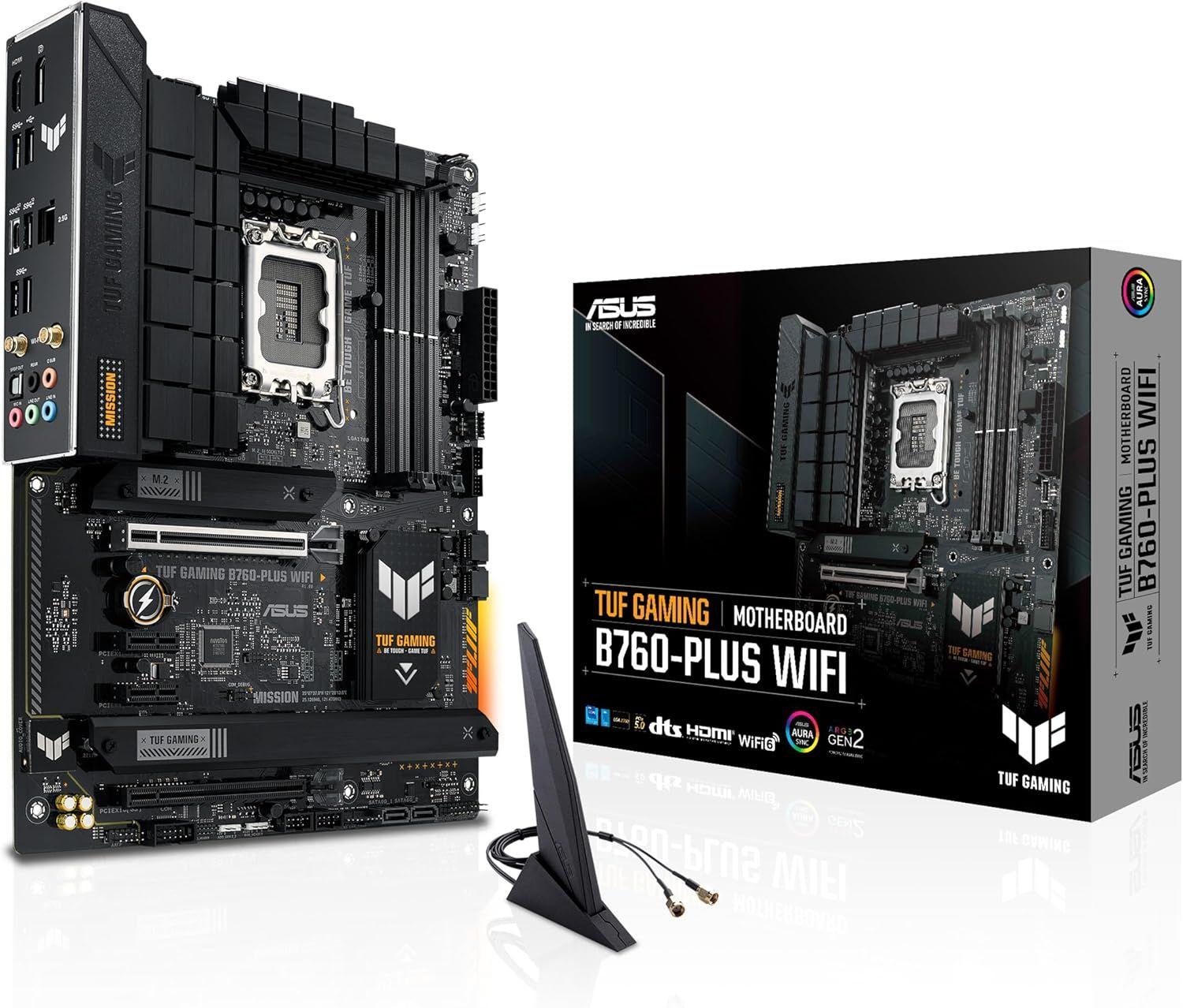 Refurbished Asus TUF Gaming B760-PLUS WIFI Gaming Motherboard - Reebelo Nederland