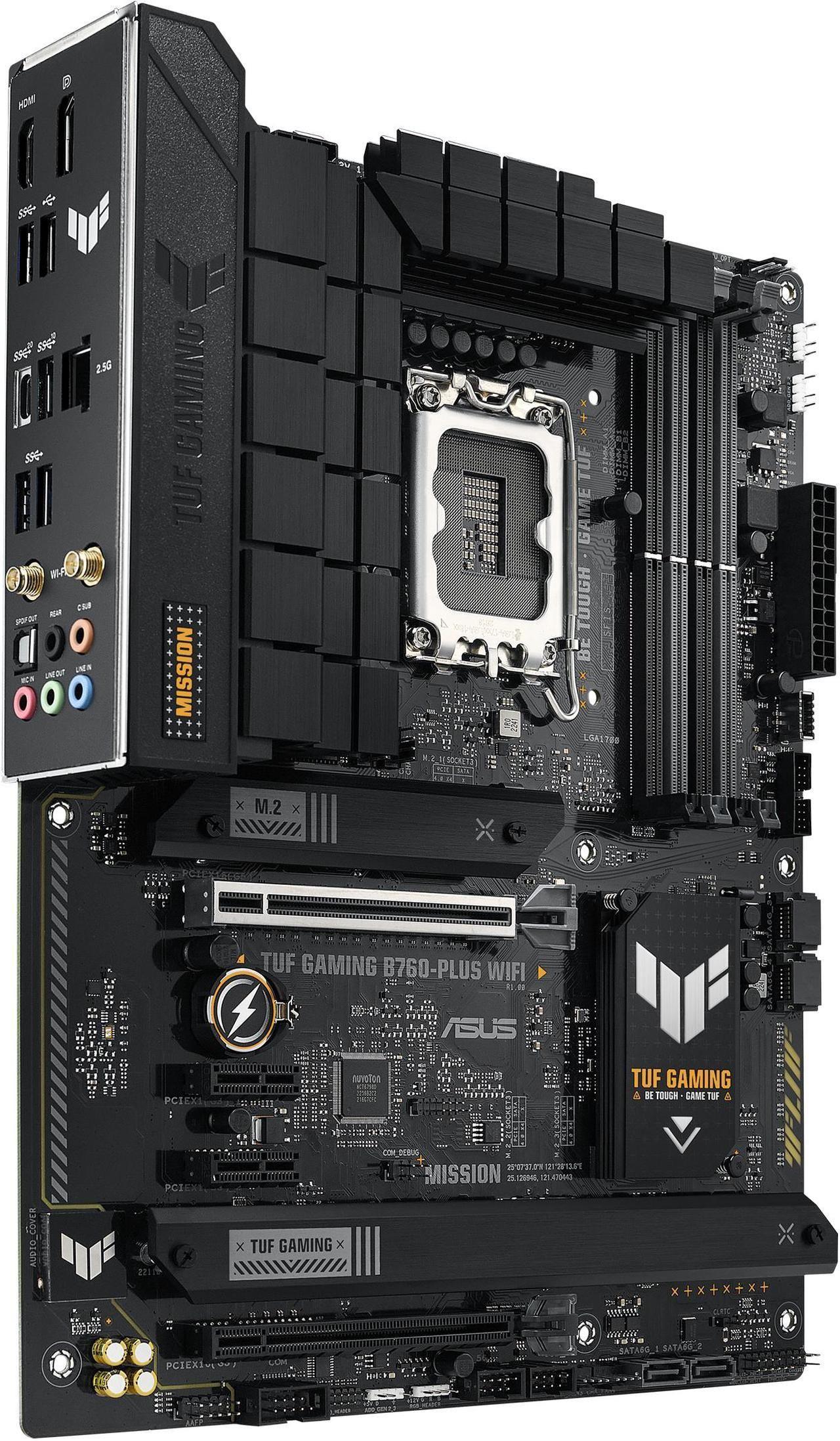 Refurbished Asus TUF Gaming B760-PLUS WIFI Gaming Motherboard - Reebelo Nederland