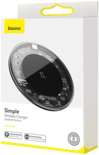 Refurbished Baseus Simple Wireless Phone Charger 15W - Reebelo Nederland