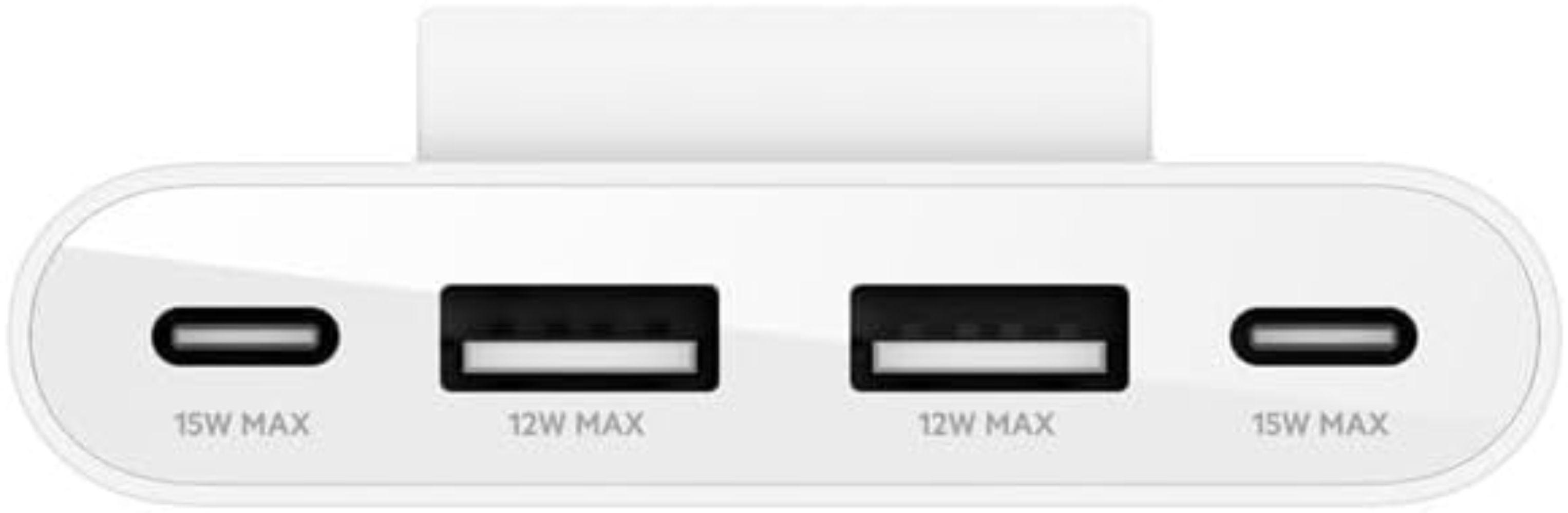Refurbished Belkin BoostCharge 4-Port USB Power Extender - Reebelo Nederland