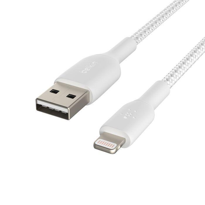 Refurbished Belkin BOOST↑CHARGE™ Braided USB-A to Lightning Cable - Reebelo Nederland