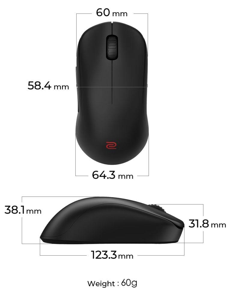 Refurbished BenQ Zowie U2-DW 4K Wireless Mouse for Esports - Reebelo Nederland