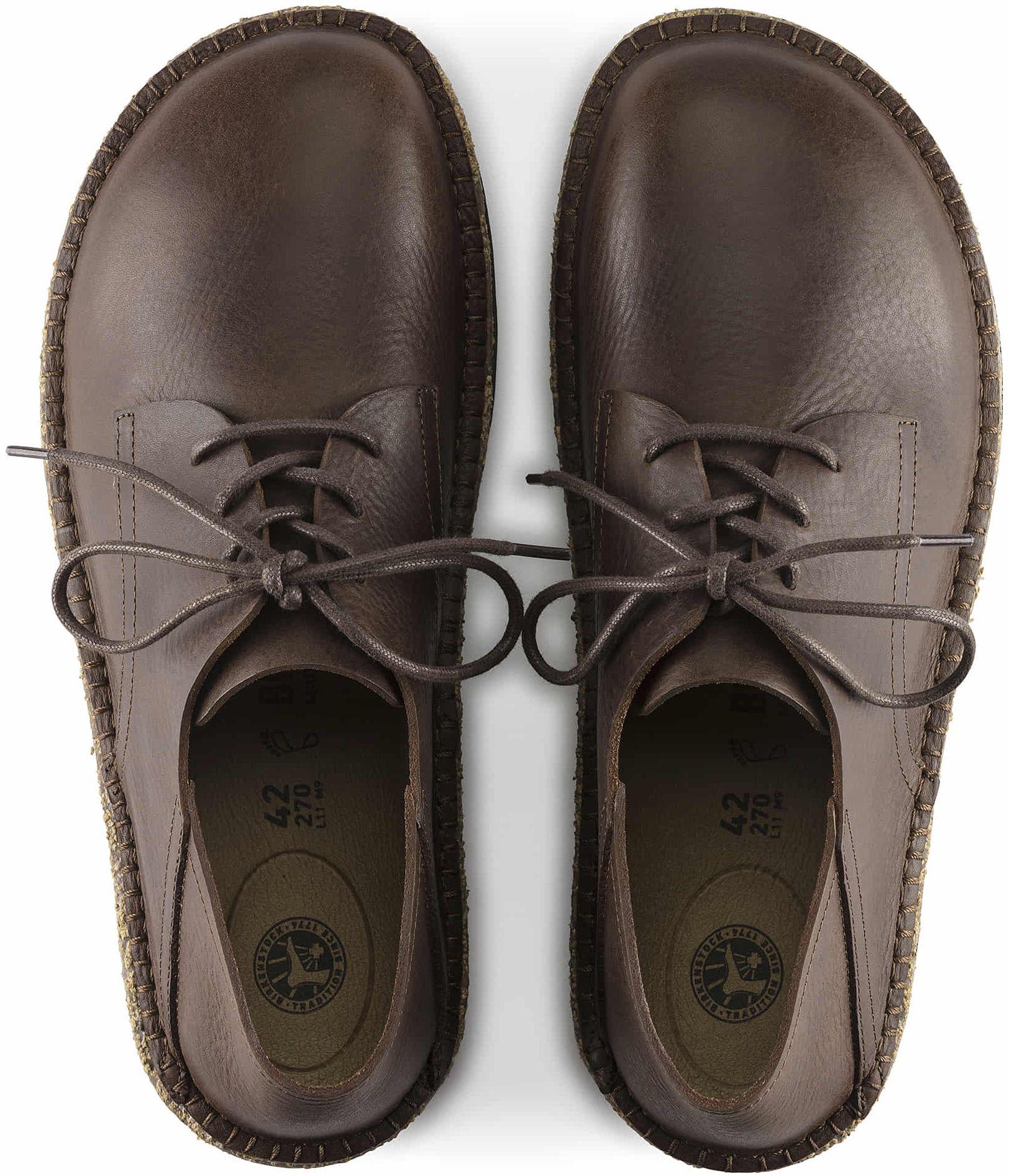Refurbished Birkenstock Gary Natural Leather Unisex Shoes - Reebelo Nederland