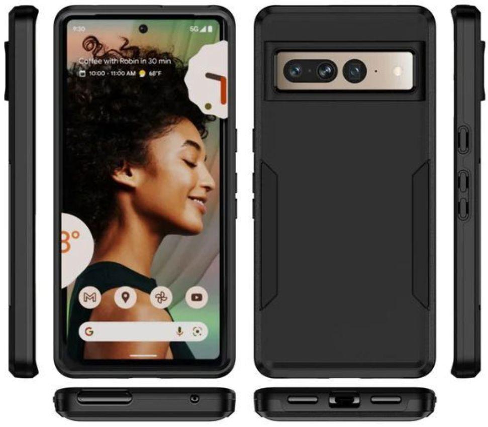 Refurbished Blacktech Commuter Phone Case for Google Pixel 7a - Reebelo Nederland