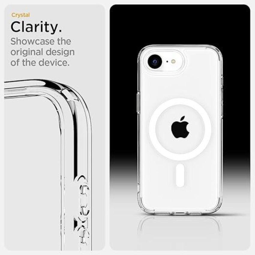 Refurbished Blacktech Magnetic Clear Phone Case for iPhone 16e - Reebelo Nederland