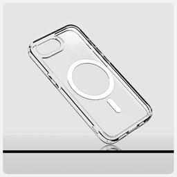 Refurbished Blacktech Magnetic Clear Phone Case for iPhone 16e - Reebelo Nederland