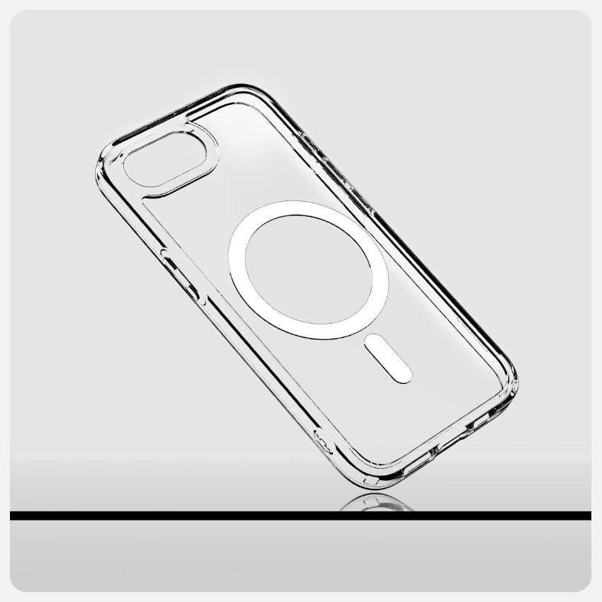 Refurbished Blacktech Magnetic Clear Phone Case for iPhone 16e - Reebelo Nederland