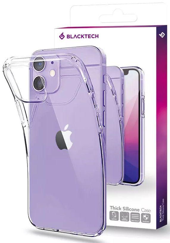 Refurbished Blacktech Thick Silicone Phone Case for iPhone 11 - Reebelo Nederland
