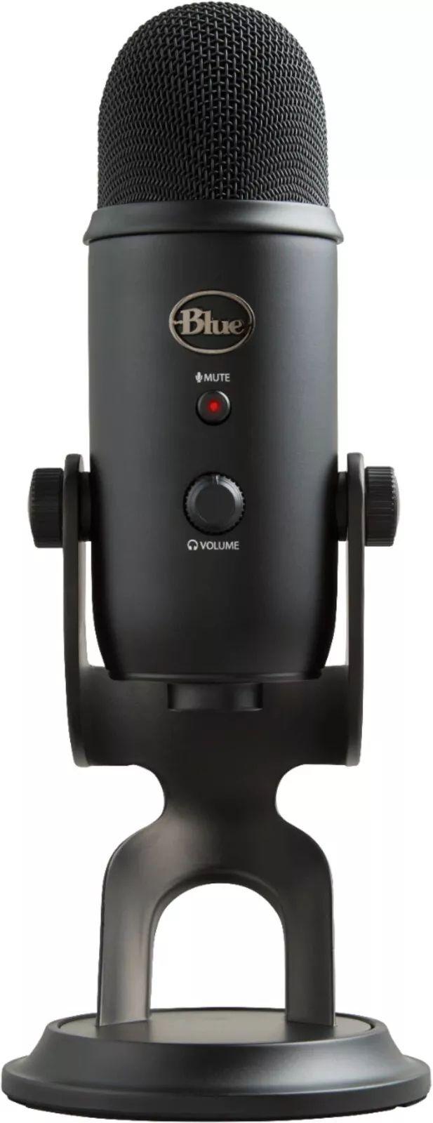 Refurbished Blue Blackout Yeti USB Microphone - Reebelo Nederland