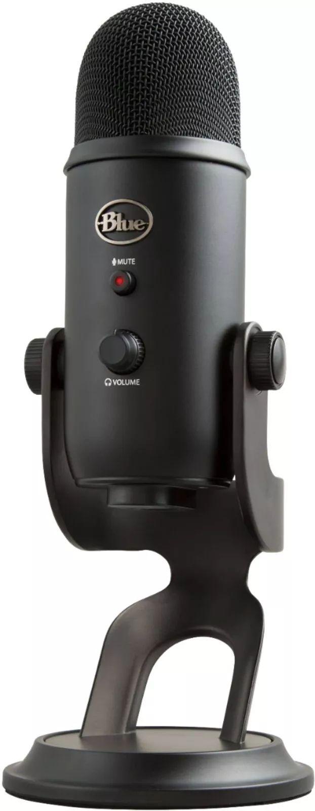 Refurbished Blue Blackout Yeti USB Microphone - Reebelo Nederland