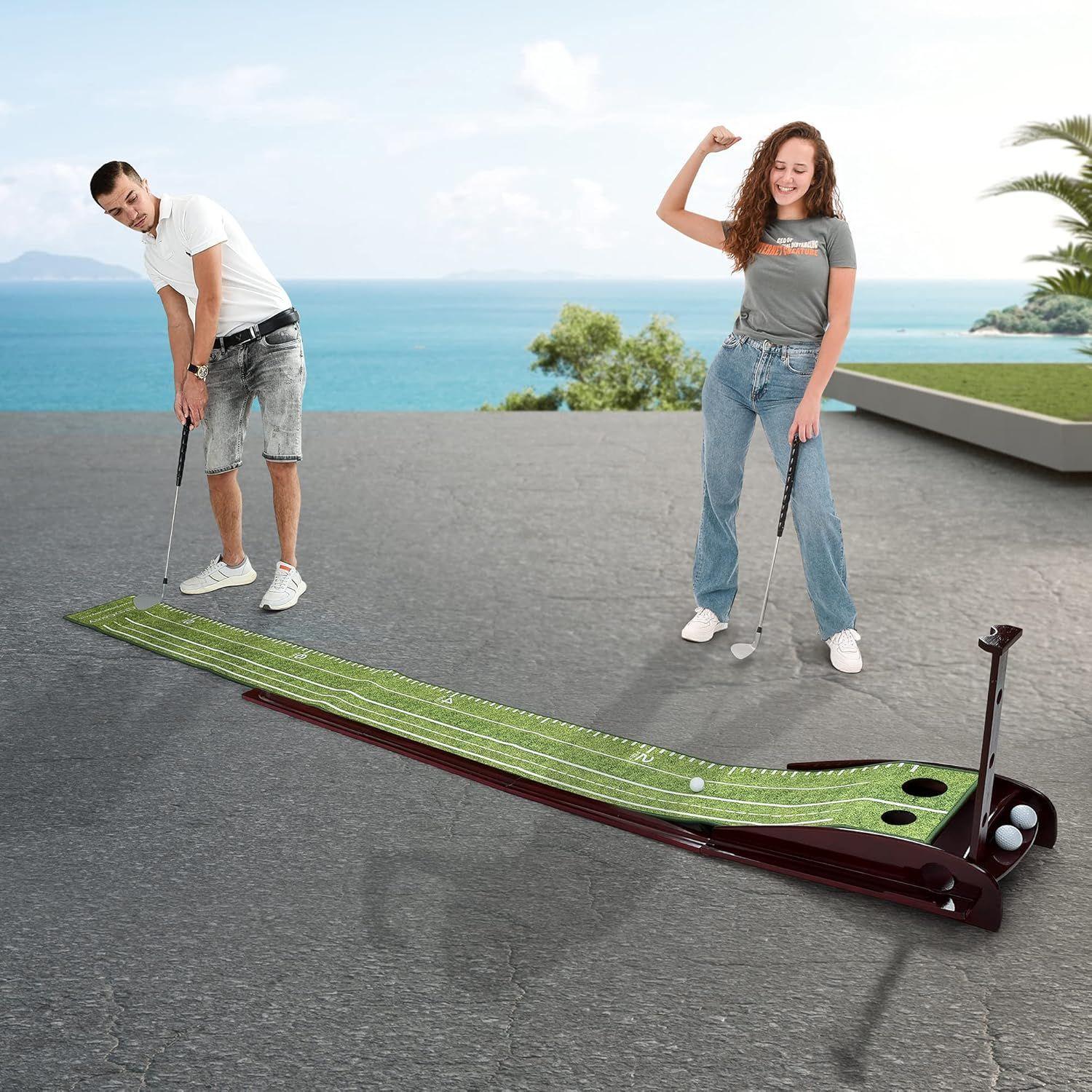 Refurbished Britenway Golf Putting Indoor & Outdoor Green Mat - Reebelo Nederland