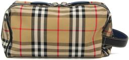 Refurbished Burberry Leather Nylon Canvas Clutch Bag Pouch - Reebelo Nederland
