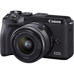 Refurbished Canon EOS M6 Mark II DSLR Camera Kit 15-45mm Lens - Reebelo Nederland