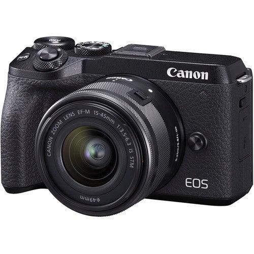 Refurbished Canon EOS M6 Mark II DSLR Camera Kit 15-45mm Lens - Reebelo Nederland