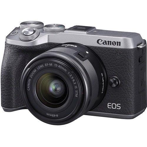 Refurbished Canon EOS M6 Mark II DSLR Camera Kit 15-45mm Lens - Reebelo Nederland