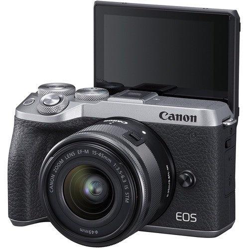 Refurbished Canon EOS M6 Mark II DSLR Camera Kit 15-45mm Lens - Reebelo Nederland