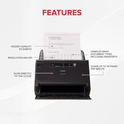 Refurbished Canon ImageFORMULA DR-C240 Colour Document Scanner - Reebelo Nederland