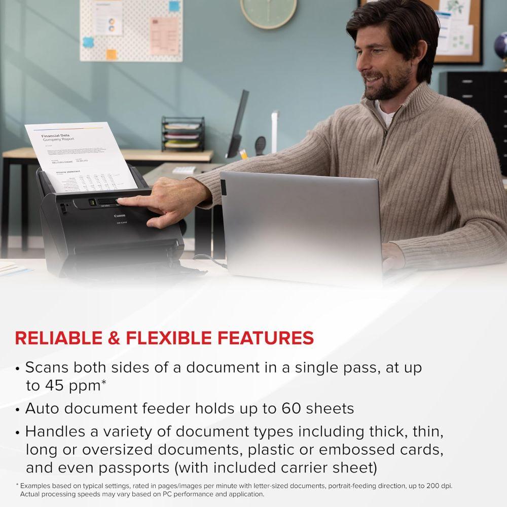 Refurbished Canon ImageFORMULA DR-C240 Colour Document Scanner - Reebelo Nederland