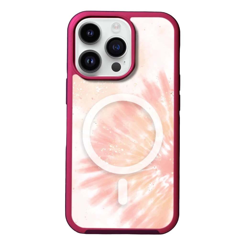 Refurbished Caseco MagSafe iPhone 13 Pro Max Orange Tie Dye Case - Reebelo Nederland