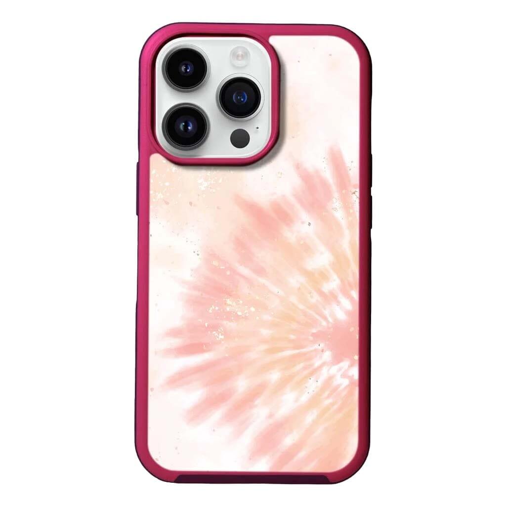 Refurbished Caseco MagSafe iPhone 13 Pro Max Orange Tie Dye Case - Reebelo Nederland